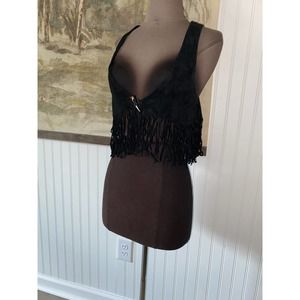 Gypsy 05 Suede Fringe Vest-GUC